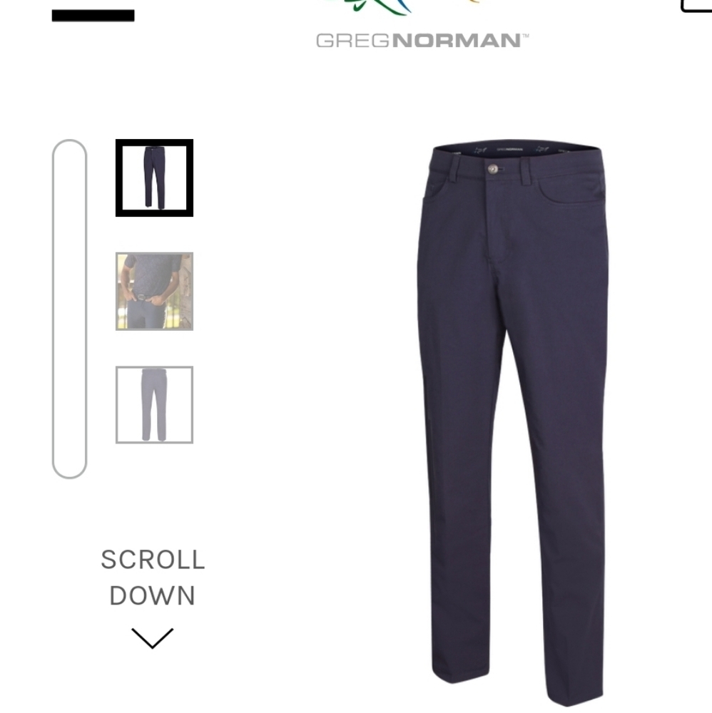 GREG NORMAN  BLACK PANT